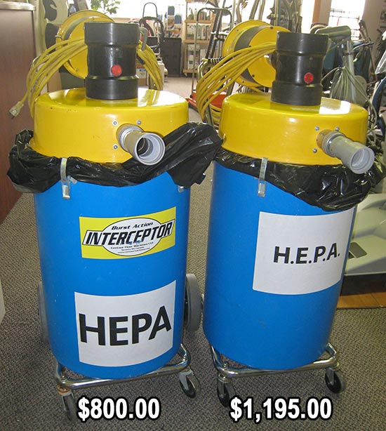 Centaur Interceptor HEPA Vacuum Cleaning Machines for Sale